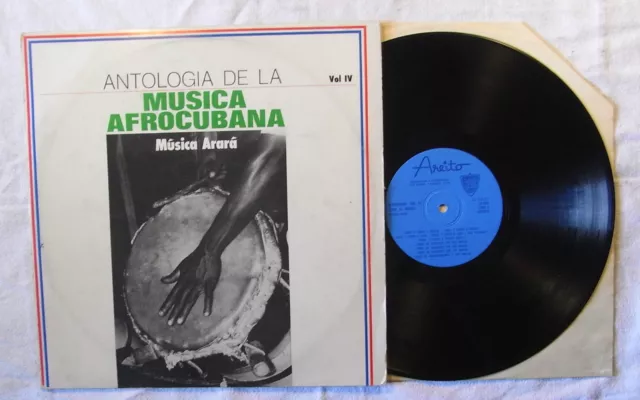 Antología De La Música Afrocubana Vol IV Musica Ararà  LP