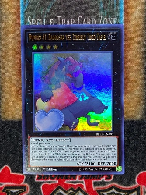 Yugioh Number 41: Bagooska The Terribly Tired Tapir BLRR-EN085 Ultra Rare 1st NM