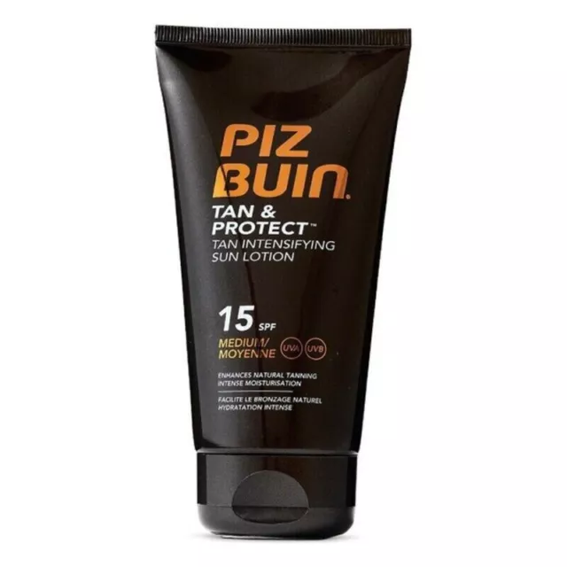 PIZ BUIN Tan & Protect Tan Intensifying Sun Lotion SPF 15 150ml NEW