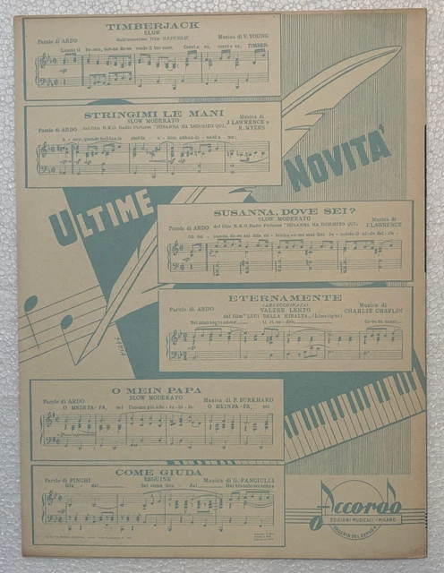 Affiche Cinéma Luci Della Ribalta (Limelight) - Charles Chaplin, Bon État, Parfaite Pour Collectionneurs