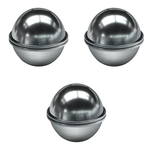 2 piezas molde de bomba de baño de metal para la fabricación de bombas de baño