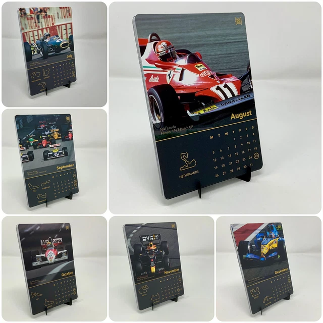2025 WALL CALENDAR F1 Month Calendar 2025 Portable Desk Calendar