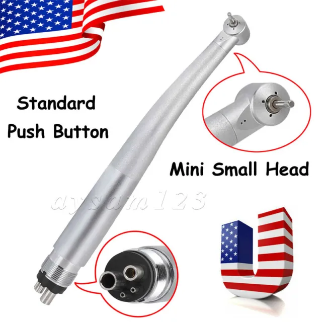 4Hole Dental High Fast Speed Handpiece Pediatric Push Mini Small Head NSK Style 2