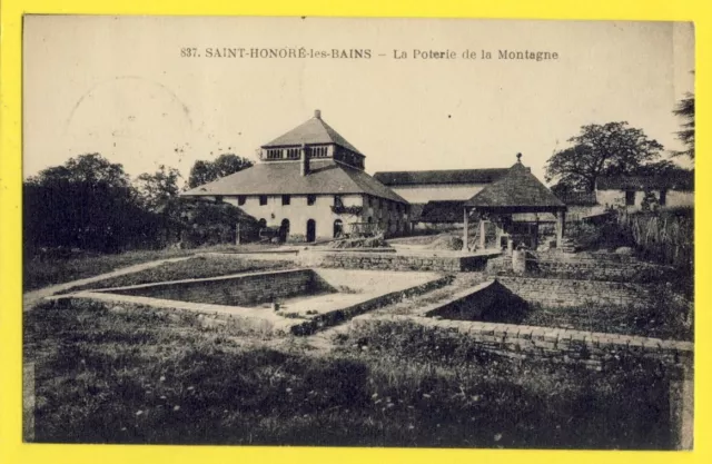 cpa FRANCE Burgundy 58 - St HONORE les BAINS (Nièvre) La POTTERY de la MONTAGNE