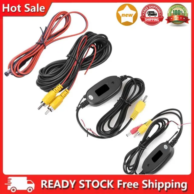 6m RCA Video Cable 2.4GHz Wireless Video Transmitter Receiver for Reverse Camera