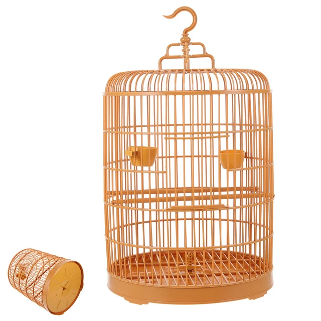 Jaula para pájaros colgantes jaula de plástico para pájaros decoración jaula para loros jaula para pájaros pájaros colgantes pájaros