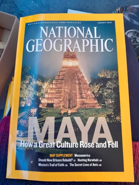 National Geographic August 2007 Maya How a Great Culture Rose and Fell