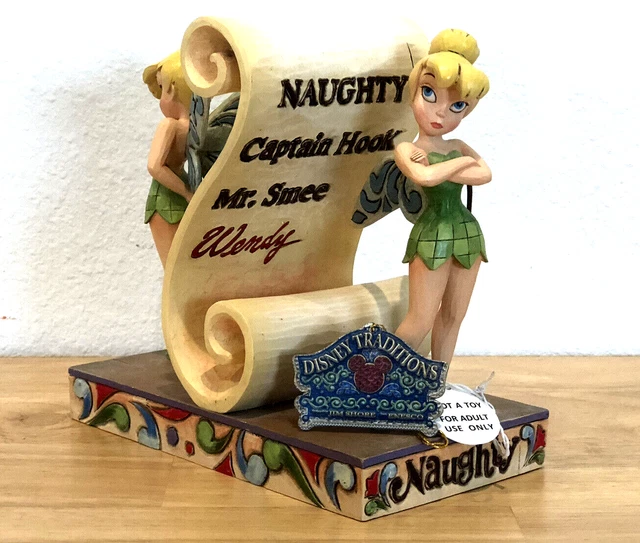 DISNEY JIM SHORE Showcase Tinker Bell "Have You Been Naughty Or Nice