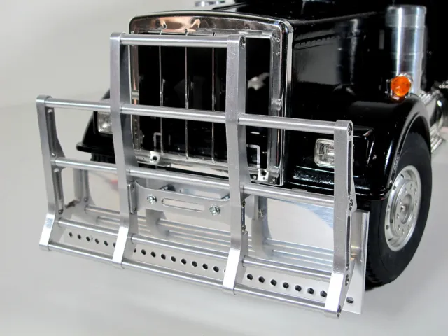 Pare-chocs Avant INTEGY CNC Alloy Avec LED – Pour Tamiya 1/14 King Hauler
