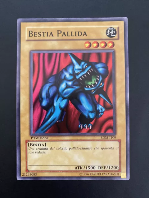 Yu-Gi-Oh! Comune Sovrano Della Magia 1ª Ed ITA NM Sdm-i109 Bestia Pallida