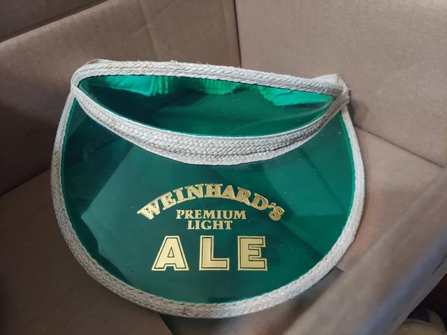 Weinhard's Premium Light Ale Hat Visor Made In Taiwan. R.O.C.
