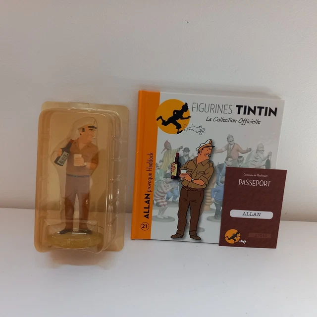 FIGURINE TINTIN LA collection officielle N°21 Allan provoque Haddock