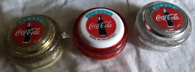 Rare Gold/Silver/Red Coca-Cola Russell Yo-Yo Galaxy Yo-Yo’s 2