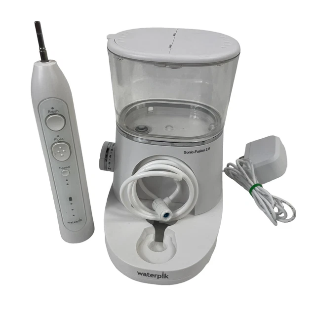 Cepillo de dientes eléctrico profesional y hilo dental Waterpik Sonic-Fusion 2.0...