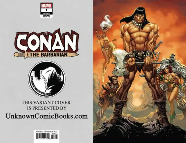 Conan The Barbarian #1 Unknown Comic Books Exclusive Virgin Campbell 1/2/2019 3