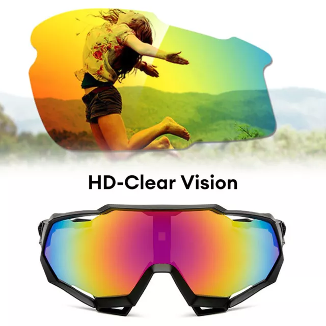 Polarized Cycling Glasses Outdoor Sports Bike Eyewear Men Women UV400 Sunglasses