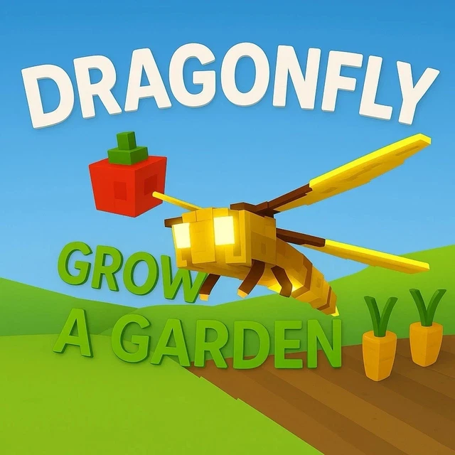 Roblox Grow A Garden Game Items – Age 30+ Dragonfly, Raccoon, Disco Bee, Sheckles & More (Super Fast Delivery)