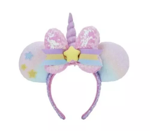 Authentic Disney Stitch Minnie mouse ear Headband Disneyland