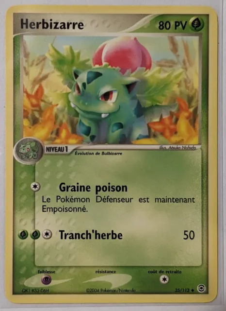 Carte Pokémon EX Rouge Feu Vert Feuille