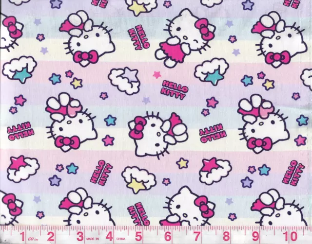 Fabric~Hello Kitty~Quilt Fabric~1/2 Metre