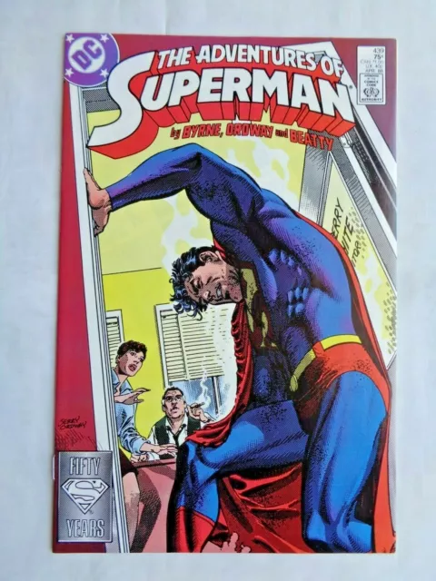 The Adventures of Superman No. 439 April 1988 DC Comics First Printing NM (9.4)
