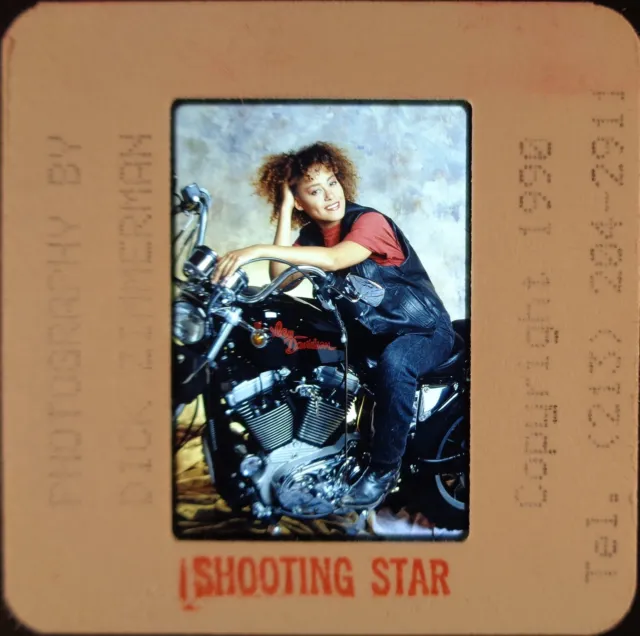 Lz3-261 1989 Cree Summer On Harley Davidson Orig Dick Zimmerman 35Mm Color Slide