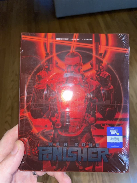 New Punisher: War Zone 4K Ultra Hd Blu Ray 2 Disc Best Buy Exclusive Steelbook