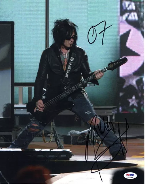 Nikki Sixx Motley Crue Autographed Signed 11x14 Photo Authentic PSA/DNA COA