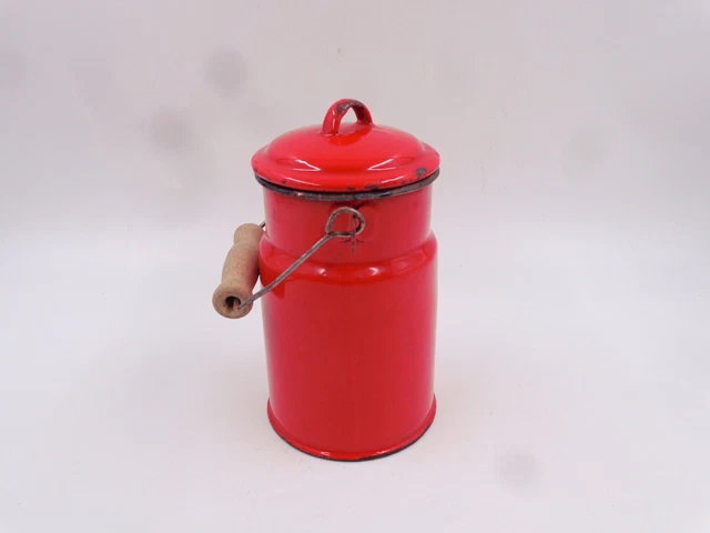 ANCIEN POT A Lait En Tole Emaillee No Cafetiere Emaillee EUR 35,00