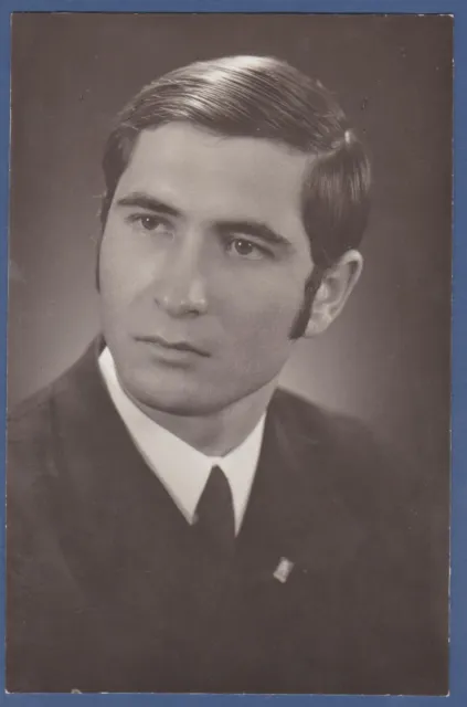 Portrait of a Handsome Young Guy, Handsome Boy Soviet Vintage Photo USSR