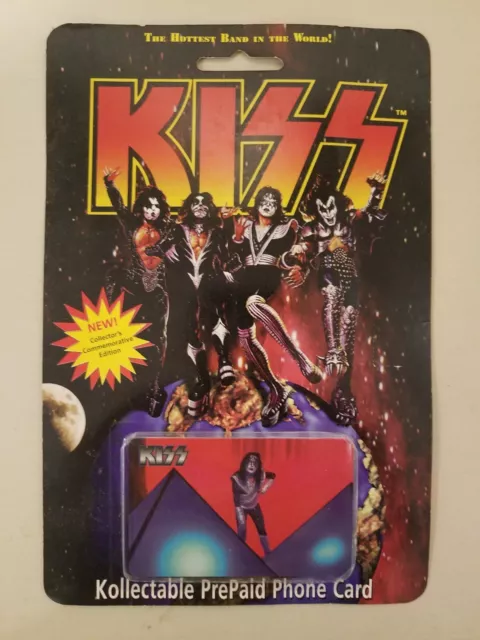 KISS RARE Ace Frehley 1996 Kollectable Phone Card Commemorative Edition KC #10