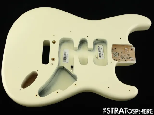 USA Fender JEFF BECK Stratocaster Strat BODY Guitar Olympic White