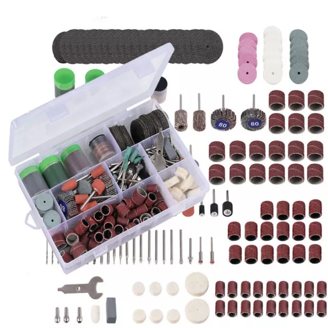 217PCS Rotary Tool Accessories Kit Sanding Cutting Polishing Grinder for Dremel  Rotary Tool Accessories Sanding Cutting Polishing Grinder 