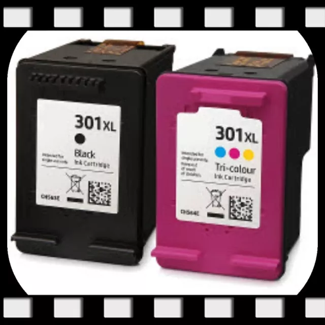 Cartucce Originali Rigenerate  Hp 301Xl Bk E 301Xl Colore