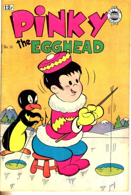 Pinky the Egghead #14 1963 Super Comics