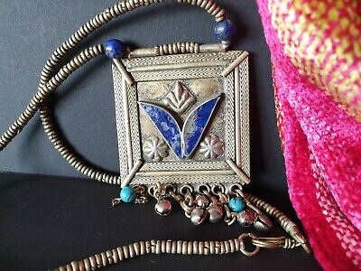 Old Tibetan Talisman with Lapis, & Turquoise …beautiful collection and accent pi 2