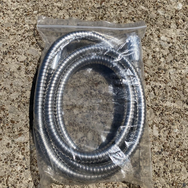 Delta Flexible Hand Shower Replacement Hose Chrome Stretchable 5ft  open box