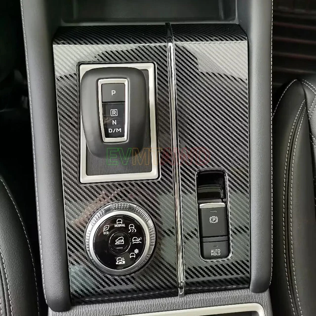 Car Gearshift Lever Cover For Mitsubishi For Outlander 13-21 2400A635 2400A636 Car Gear Shift Panel Dust Cover - 34
