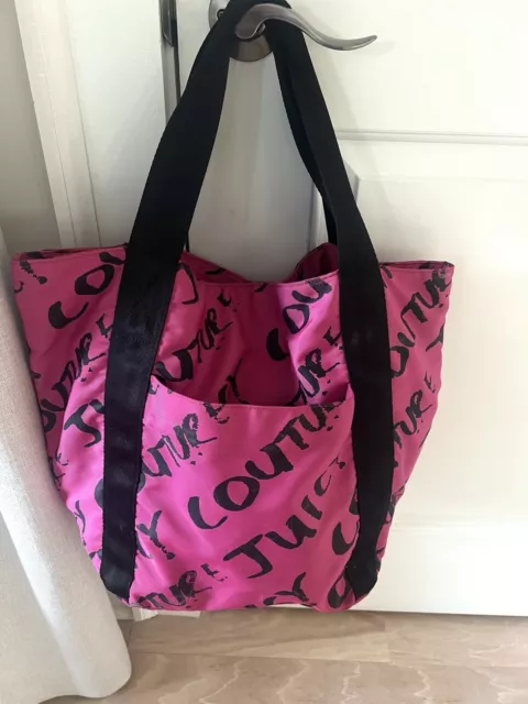 Juicy Couture Women’s Pink Tote  Beach Bag Purse One Size