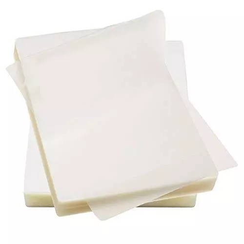 Immuson Thermal Laminating Pouches 8.9 x 11.4 3Mil Thickness Crystal Clear Fi...