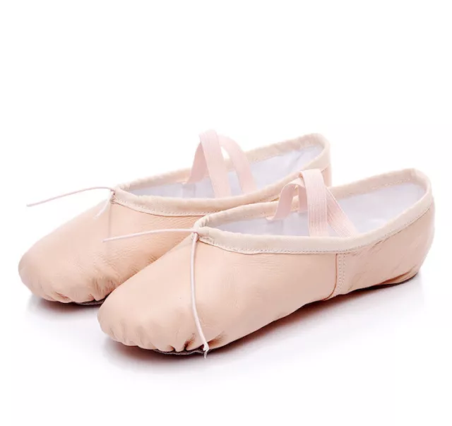Au Stock Child To Adult Full Genuine Leather Ballet Jazz Dance Shoes Da030 2