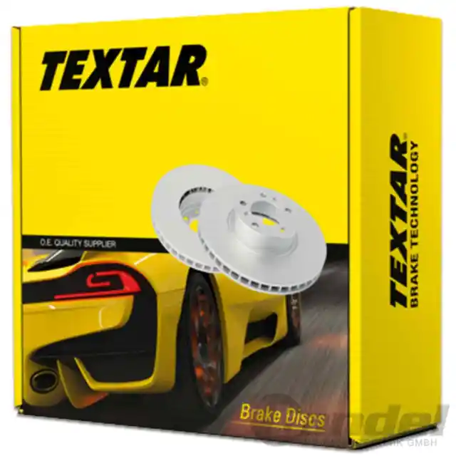 2X TEXTAR BREMSSCHEBEIBEN 302mm VOLL HINTEN PASSEND FÜR MAZDA 5