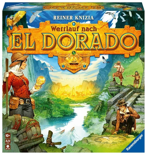 Ravensburger 26457 - Wettlauf nach El Dorado '23, Strategiespiel, Spiel für Erw