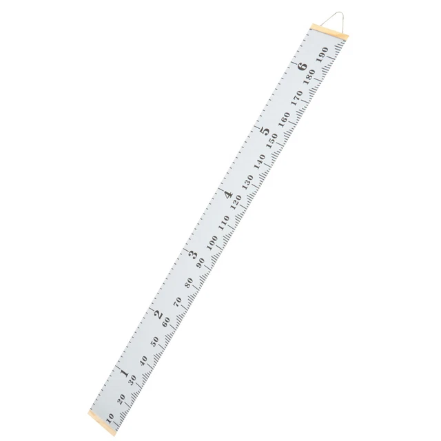 Watris Veiyi Tabella Crescita Per Bambini Con Righello Sospeso - Decorazione Parete Con Simpatici Cartoni - 5