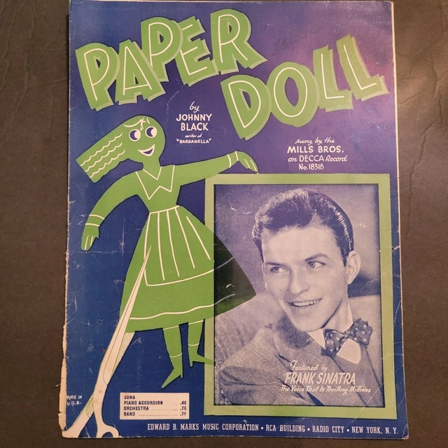 Paper Doll Frank Sinatra FOR SALE! PicClick UK