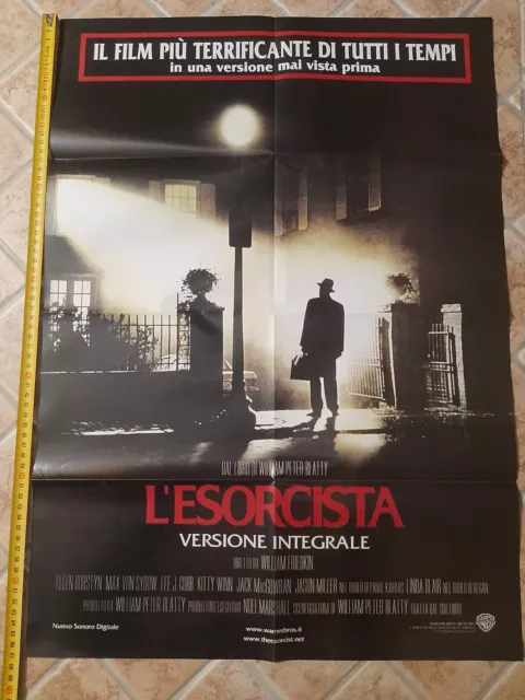 L' ESORCISTA VERSIONE INTEGRALE poster / manifesto / locandina cm 68 x cm 48