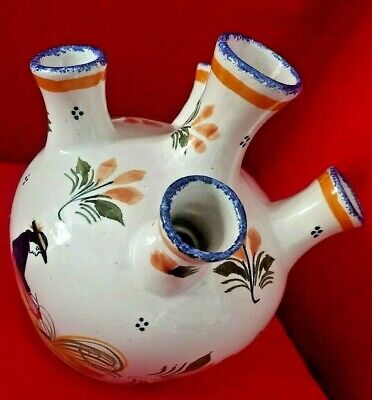 HENRIOT QUIMPER PETIT VASE DECOR BRETON 