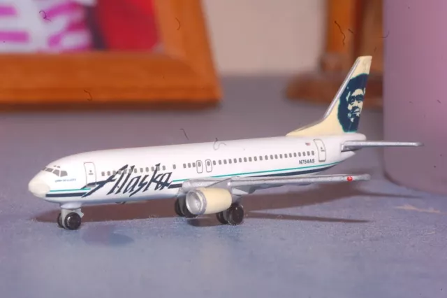 Boeing 737-400	Alaska Airlines, Herpa Modellflugzeug