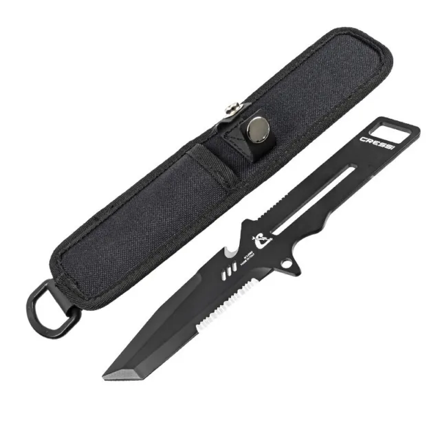 Cressi Sub Kai 23 cm coltello subacqueo multiuso con fodero