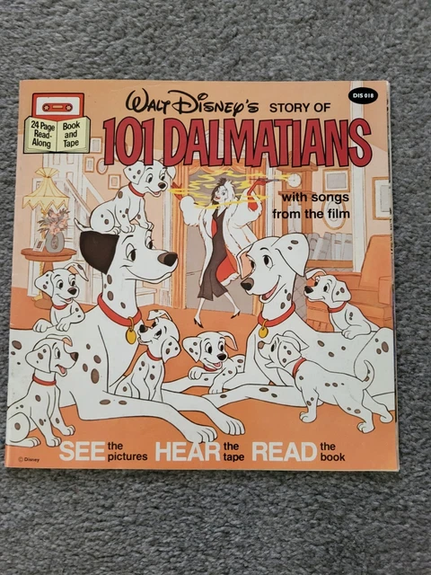 VINTAGE WALT DISNEY 101 Dalmatians Read Along Book 24 Pages DIS 018 3 vintage-walt-disney-101-dalmatians-read-along-book-24-pages-dis-018-3